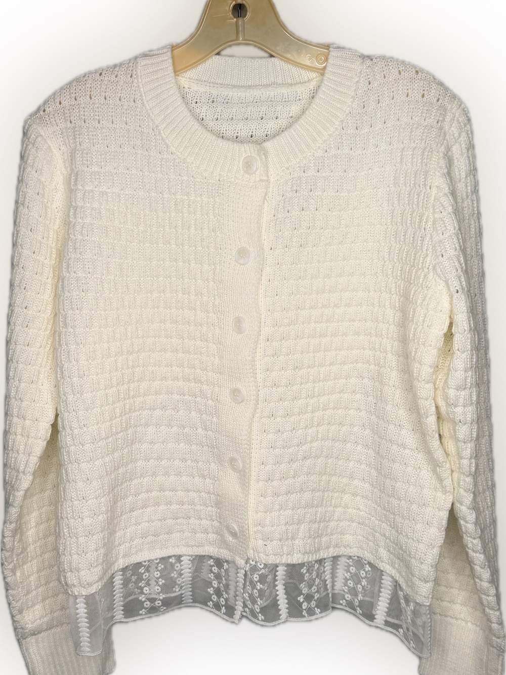 Acrylic Cardigan Sweater